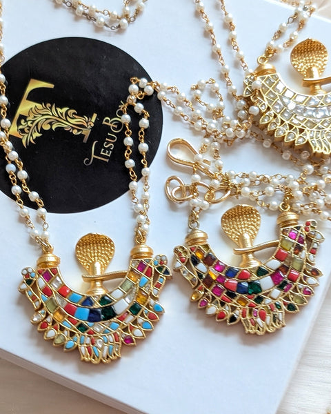 Radha Krishna necklace 